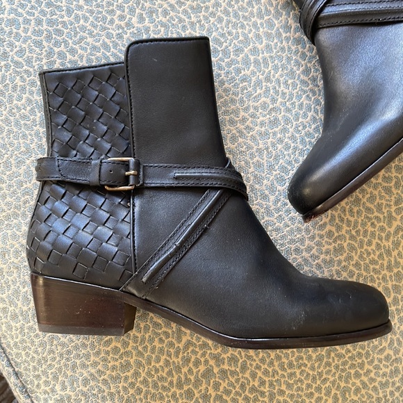 Joie Black Leather Jackson Boots 7.5 - Picture 2 of 11